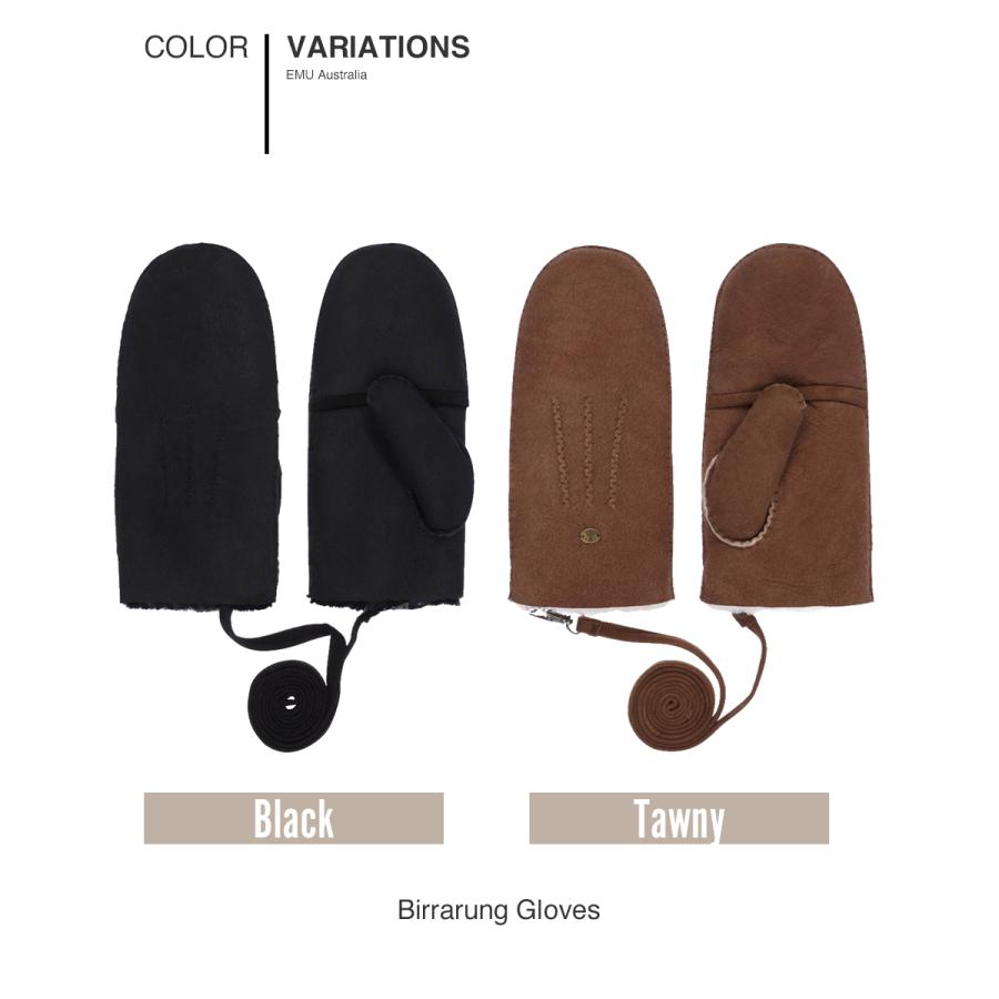 emu ファー手袋 EMU Australia 手袋 レディース 本革 ファー レザー ミトン