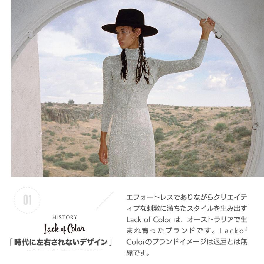 バケットハット 麦わら帽子 レディース ラック ラックオブカラー