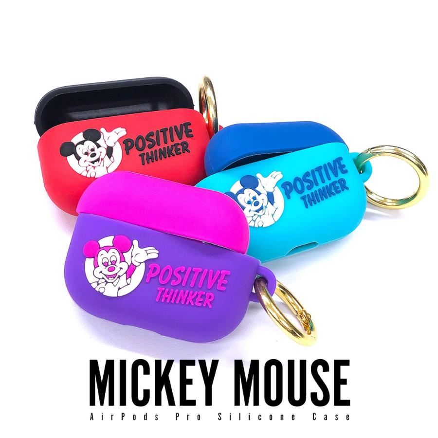 Airpods Pro エアーポッズプロ Apple アップル シリコン カバー ケース ディズニー Disney ミッキー Mickey アンチロスト