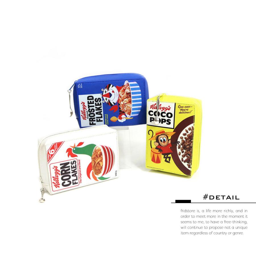 ポーチ コスメポーチ レディース 小物 バッグ ケロッグ ユニセックス コーンフレーク トニーザタイガー ミニバッグ お買い物 スーパー コンビニ U Fridstore フリッドストア 通販 Yahoo ショッピング