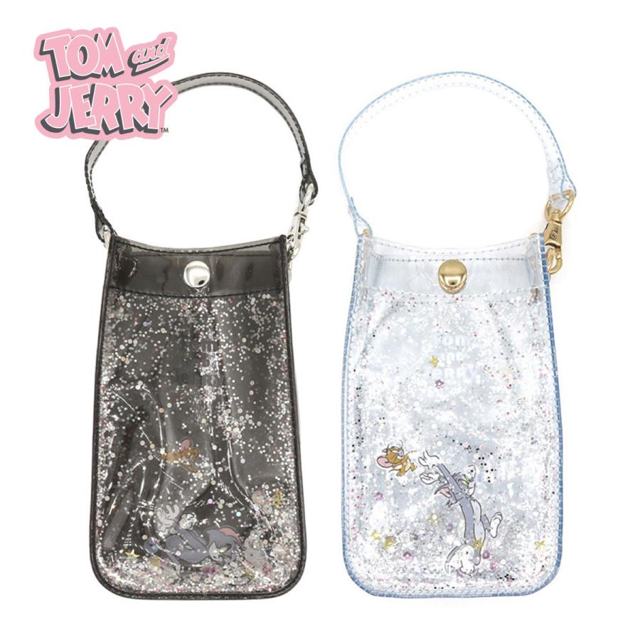 ポーチ 化粧ポーチ コスメポーチ トムとジェリー レディース アトマイザー かわいい オシャレ ブランド グリッター スパンコール U Fridstore フリッドストア 通販 Yahoo ショッピング