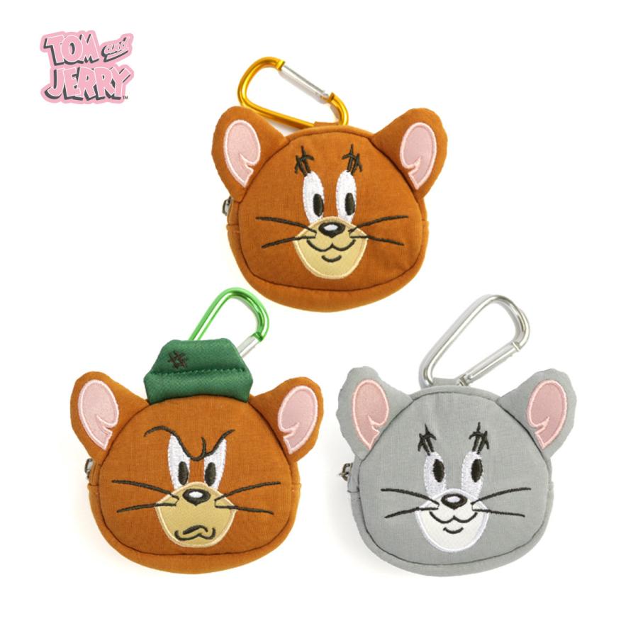 ポーチ マルチポーチ コスメポーチ トムとジェリー ダイカット かわいい キャラクター ジェリー マッスル タフィー 期間限定お試し価格