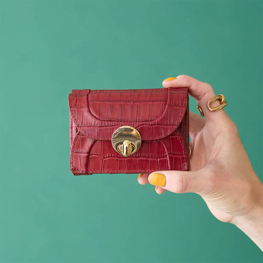 Hashibami（ハシバミ） 財布 ウォレット 三つ折り レディース 本革