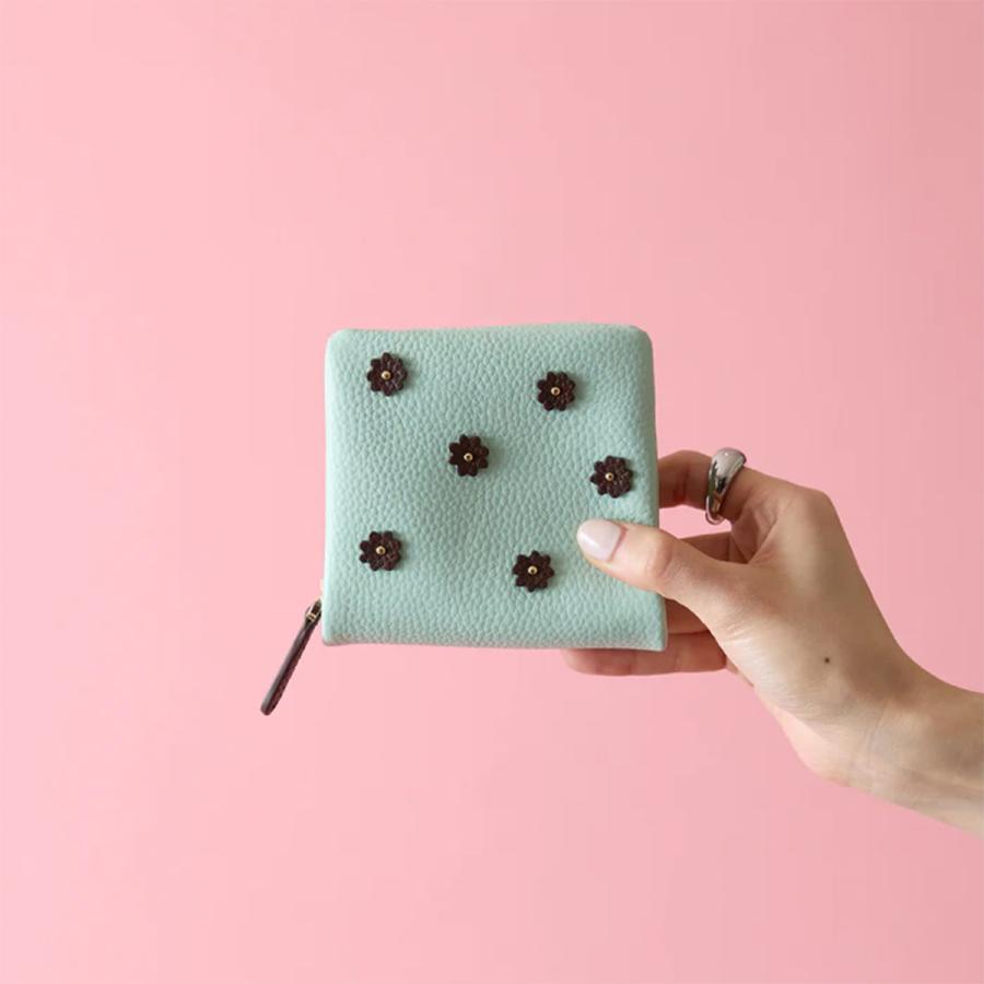 Hashibami（ハシバミ） 2つ折り財布 レディース レザー 本革