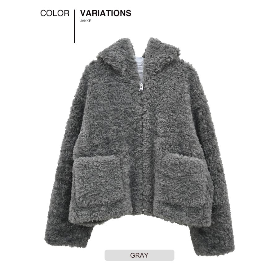 jakke（ジャッキー） ジャケット コート レディース ファー エコファー