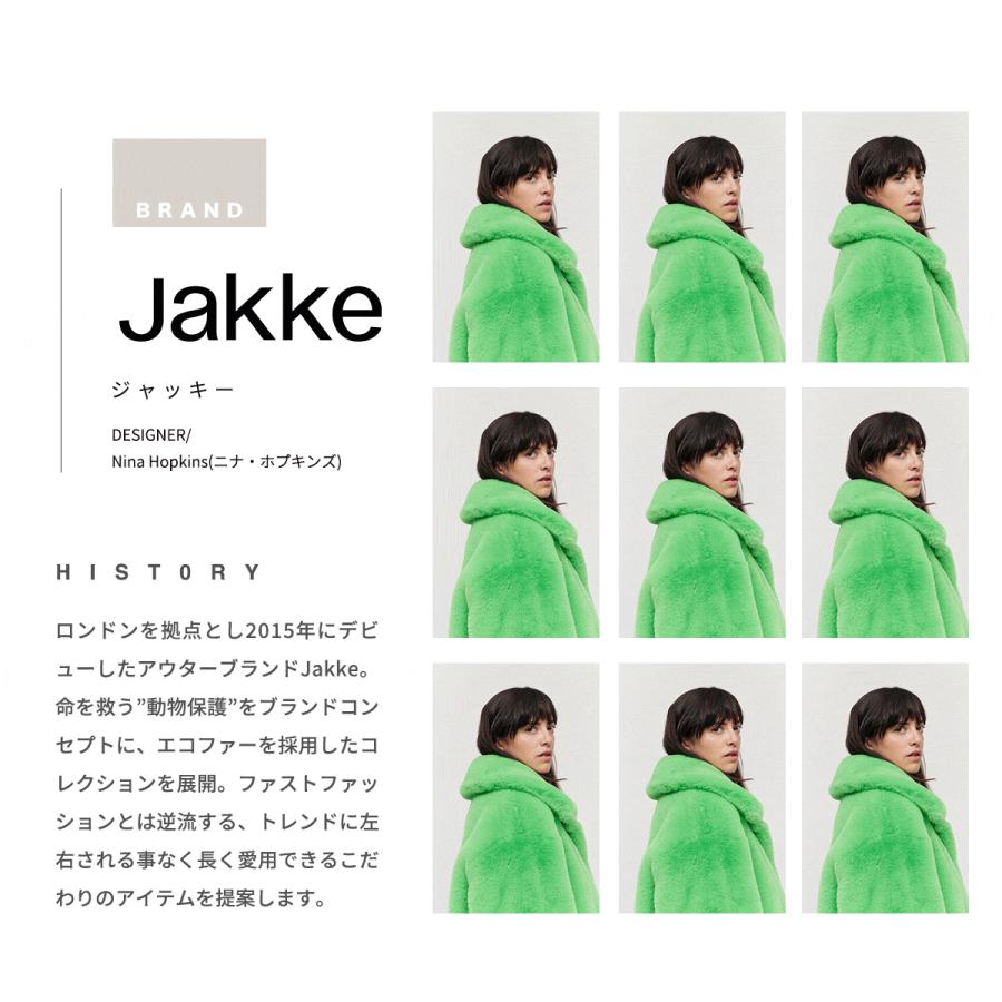 jakke（ジャッキー） ジャケット コート レディース ファー エコファー