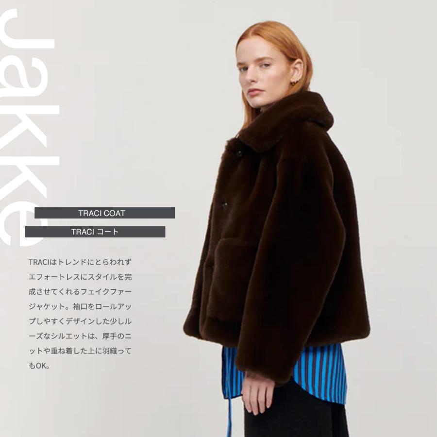 jakke ジャケット コート レディース ジャッキー JAKKE ファー 