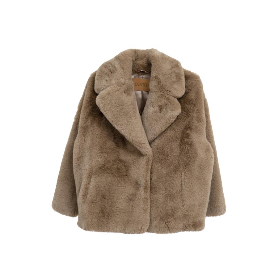 jakke（ジャッキー） ジャケット コート レディース ファー エコファー