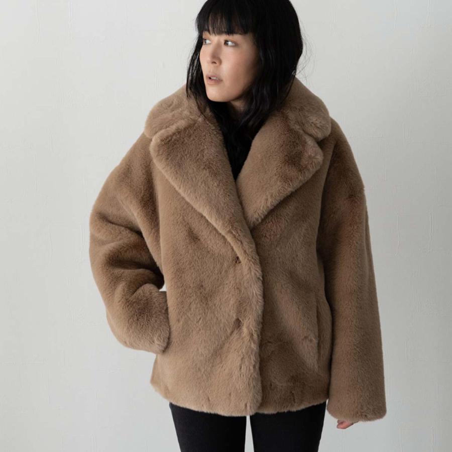 jakke（ジャッキー） ジャケット コート レディース ファー エコファー 