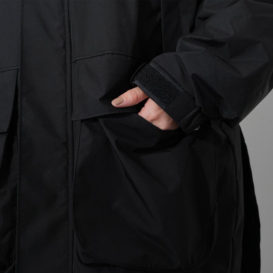 ジャケット レディース メンズ ユニセックス +phenix プラスフェニックス POO-25033 GORETEX ゴアテックス 防風 撥水 フィッシャーマンズダウンコート 男女兼用の画像