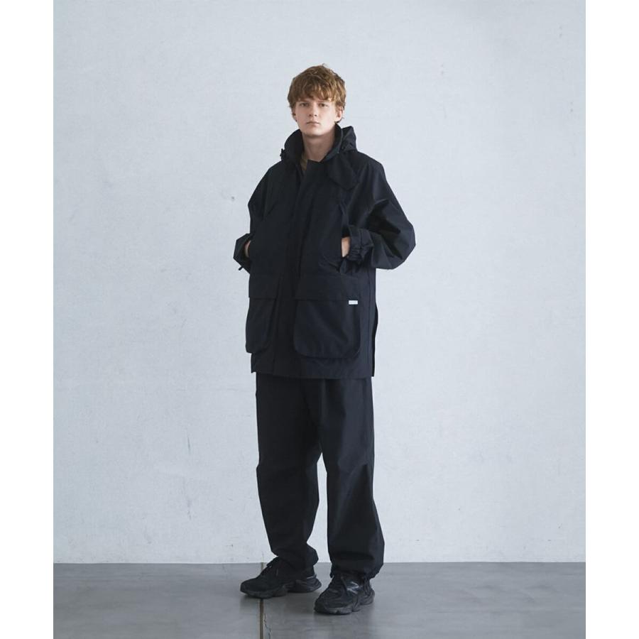 ジャケット レディース メンズ ユニセックス +phenix プラスフェニックス POO-25033 GORETEX ゴアテックス 防風 撥水 フィッシャーマンズダウンコート 男女兼用の画像