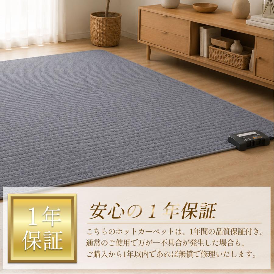 広電（KODEN） ホットカーペット 168×168 電気カーペット 2畳 自動
