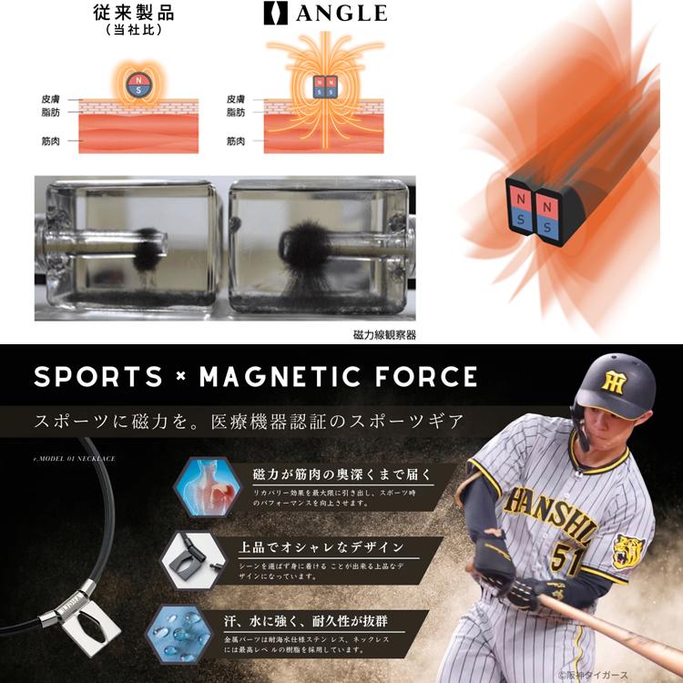 ANGLE アングル e.MODEL 01 NECKLACE 磁気ネックレス 正規品 同 ANGLE アングル e.MODEL 01 NECKLACE 磁気ネックレス 正規品 同