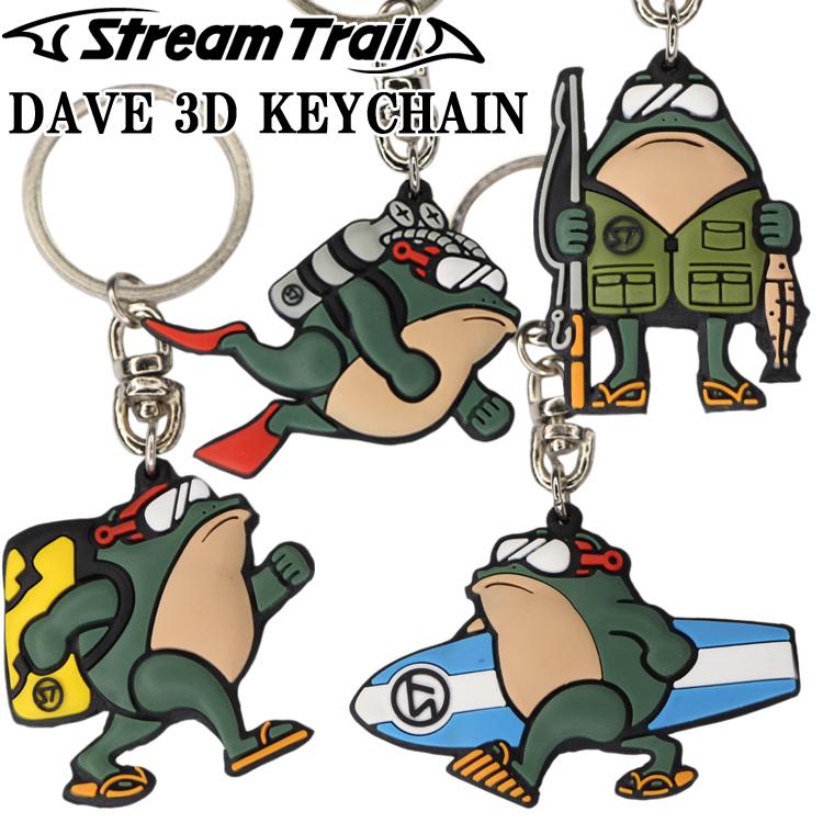 STREAM TRAIL（ストリームトレイル） デイブ DAVE 3Dキーチェーン ST