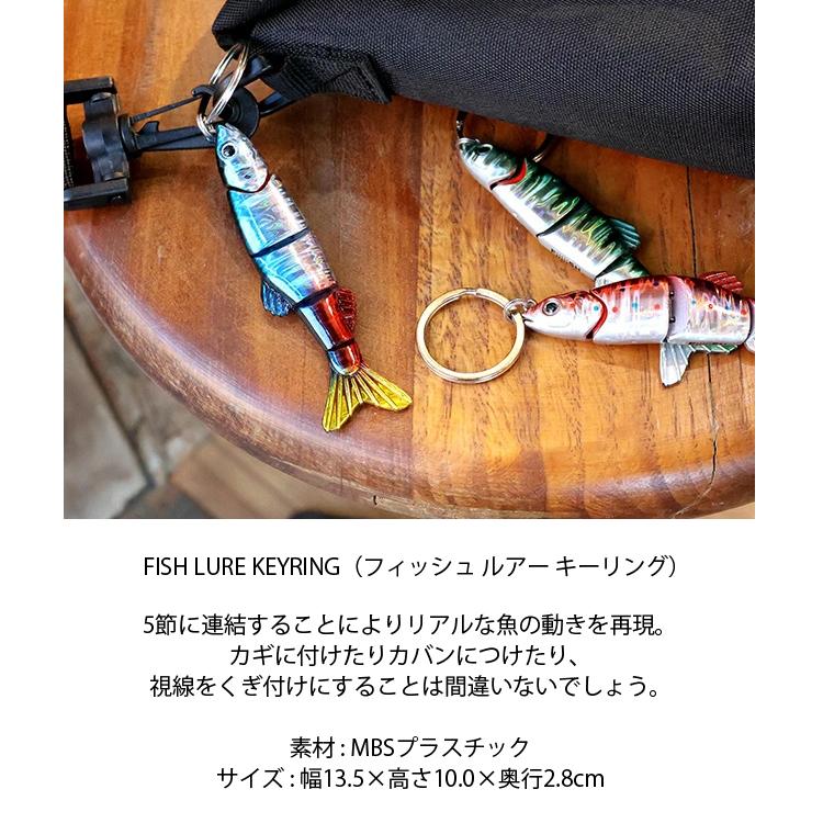 FiiiiiSH ゆうパケット対応6個迄 フィッシュ ルアーキーリング 魚型