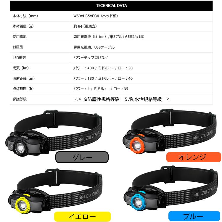 最大7年保証 LEDLENSER レッドレンザー あすつく対応 MH5 トレッキング (乾電池または専用充電池)ハイブリッド式LEDヘッドランプ シンプル操作ヘッドライト ライト、ランタン 最大7年保証 LEDLENSER レッドレンザー MH5 (乾電池または専用充電池)ハイブリッド式LEDヘッドランプ トレッキング シンプル操作ヘッドライト あすつく対応
