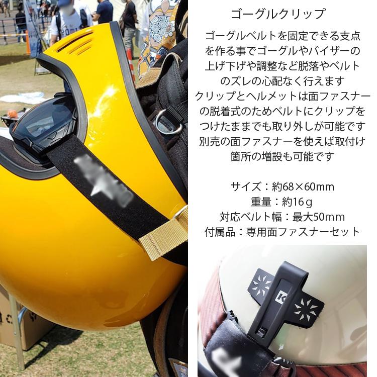 ゆうパケット対応3枚迄 KEMEKO ケメコ 汎用ゴーグルクリップ 面
