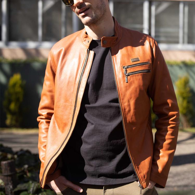 RIDEZ ライズ シングルライダースジャケットPIQUET JACKET BEIGE RLJ171 シープスキン 防寒レザージャケット あすつく対応 RIDEZ JACKET BEIGE RLJ171