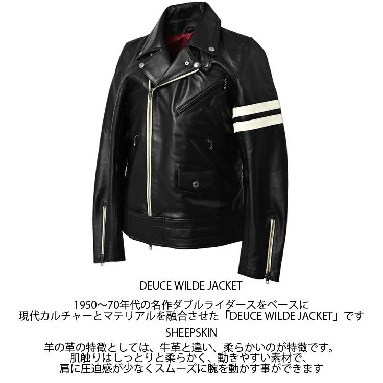 RIDEZ ライズ デュースワイルドレザージャケット BLACK RLJ302