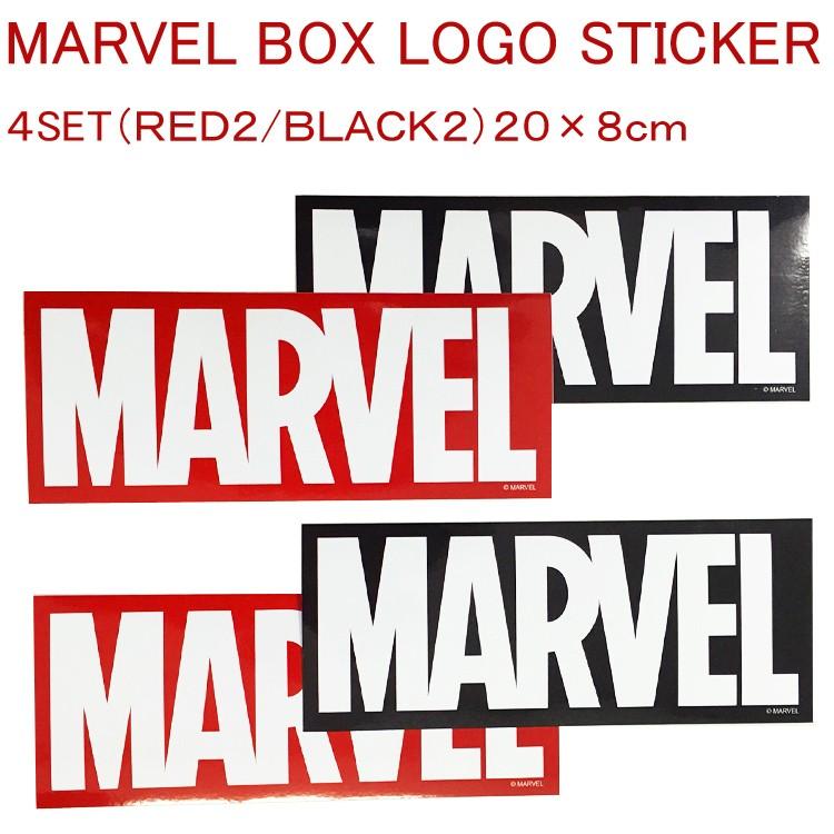 ゆうパケット対応10個迄 Marvel Box Logo Sticker マーベルロゴステッカー 8cm ４枚セット あすつく対応 Rz Mrvlstks フリーライン ヤフー店 通販 Yahoo ショッピング