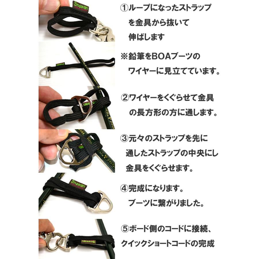 ゆうパケット対応3個迄 SNOMAN SHG スノーマン クイックコードショート