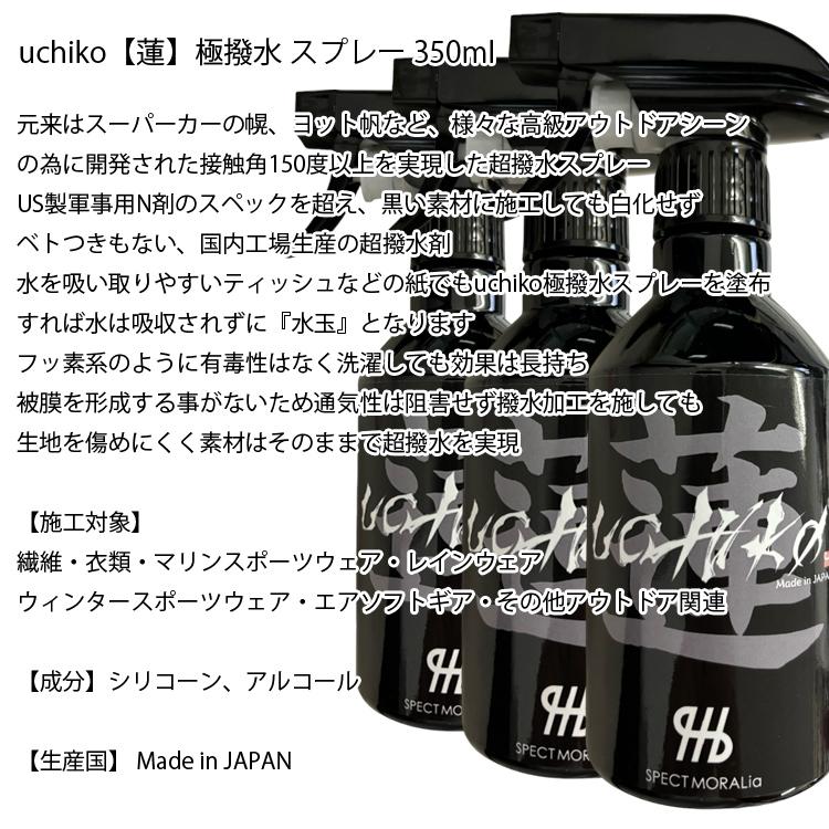 エスペクトモラリア uchiko生地超撥水剤 蓮 Hachisu ウチコハチス350ml