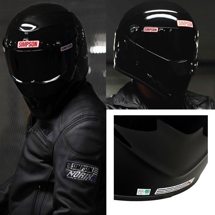 【新品】SIMSON風　フルフェイスヘルメット ダイアモンドバック SIMPSON（バイク） 在庫販売 SIMPSON シンプソンヘルメット
