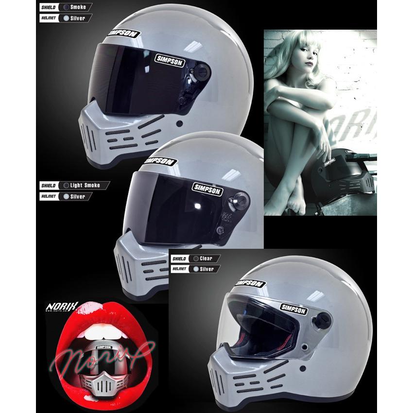 SIMPSON シンプソンヘルメット M30用シールド MODEL30 M10 RX1対応 