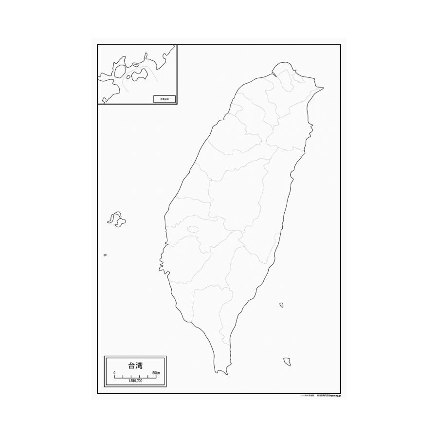 台湾の紙の地図 Astw001pa1 白地図専門店 通販 Yahoo ショッピング