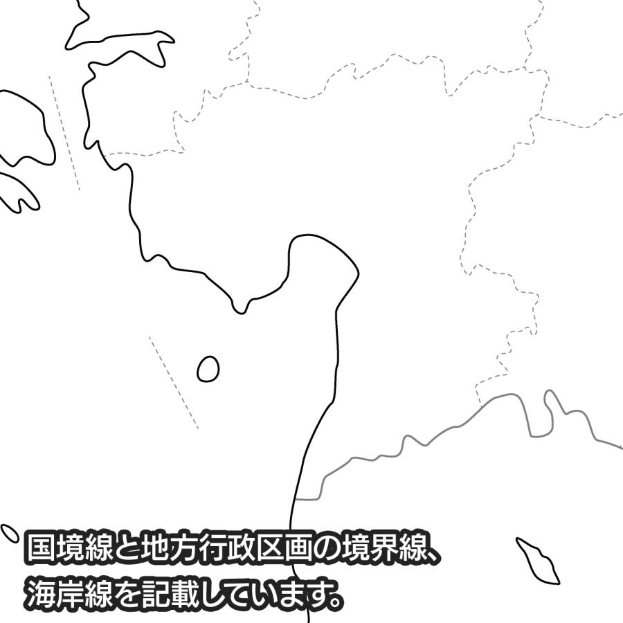 エストニアの地図ポスター 書ける白地図 2枚入り |  | 02