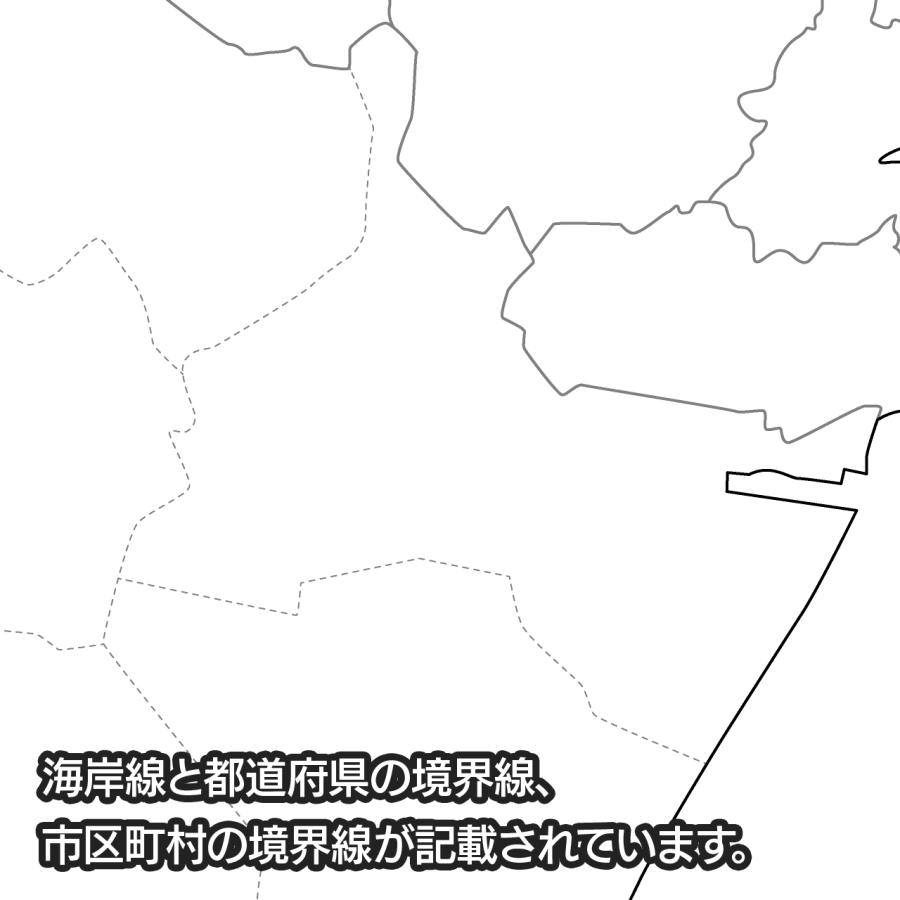 仙台市区分地図　1：10000　5区セット　新品 宮城県仙台市+5区の6種類がセットになった地図ポスター 書ける白地図6