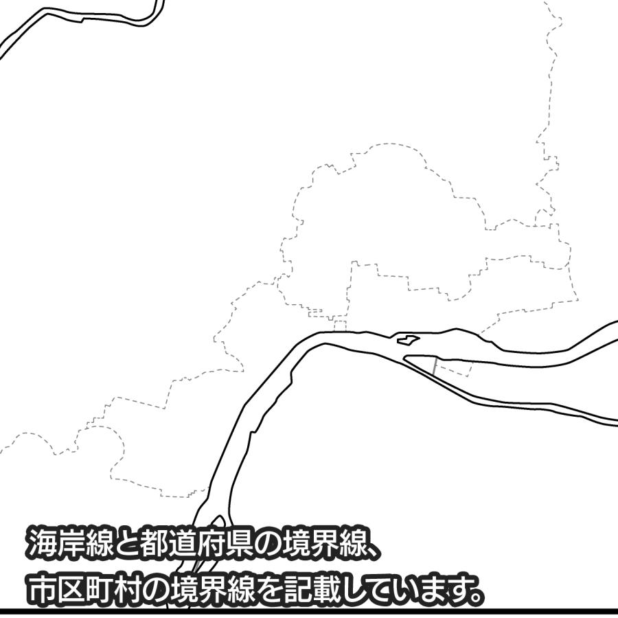 岐阜市の地図ポスター 書ける白地図 2枚入り |  | 02