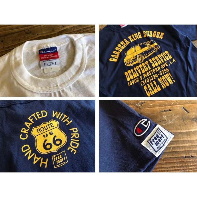 アメカジ チャンピオン 半袖tシャツ ヘビーウェイト アメ車 バックプリント フリーマート Free Mart Wear House Fmart T11 Free Mart Wear House 通販 Yahoo ショッピング