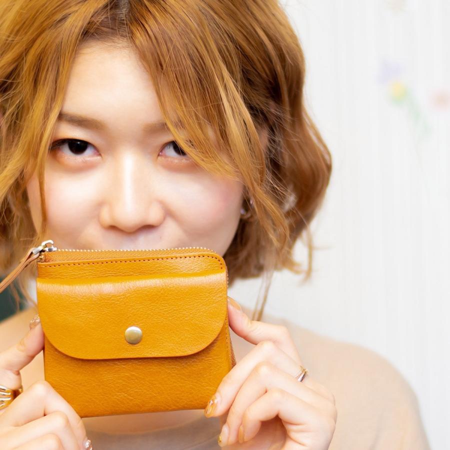 財布 ミニ財布 L字ファスナー レディース 小さい財布 キーリング付き 本革 牛革 イタリアンレザー 薄い 軽い 小銭入れ カード入れ メンズ ブランド Waa7115 Freeozone 通販 Yahoo ショッピング