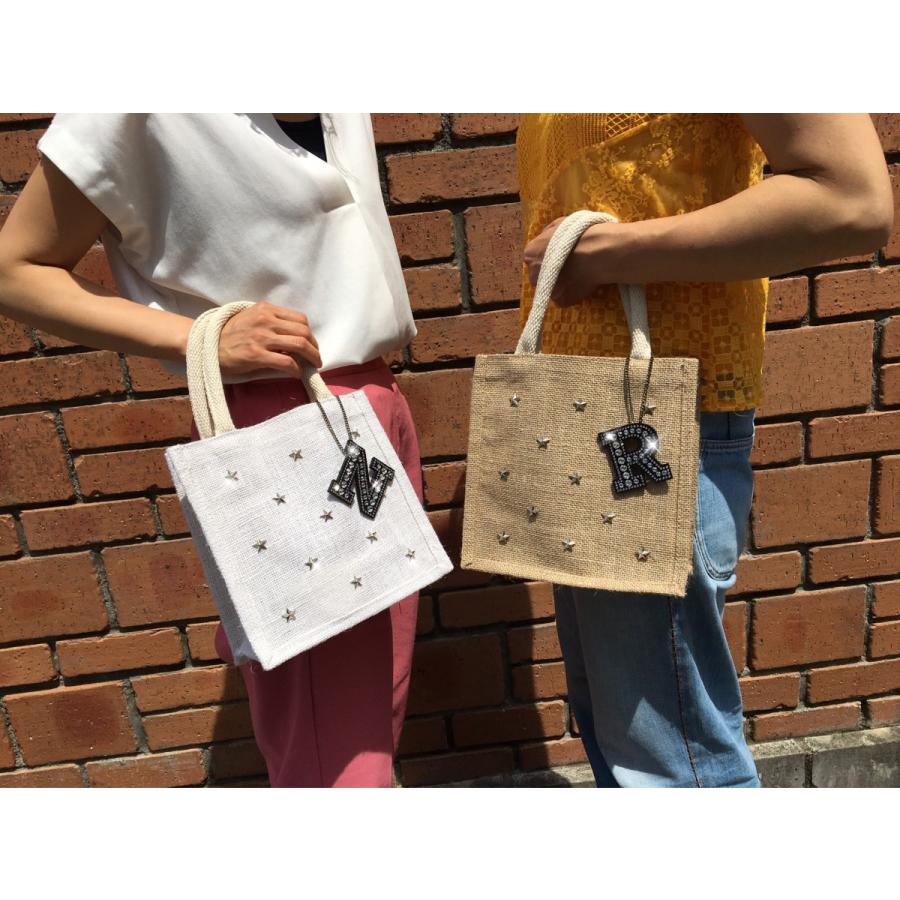 Sale Fba 001 星型スタッズジュートバッグ アルファベットブローチ 日本製 Fba 001 Wagaraya Frees 通販 Yahoo ショッピング