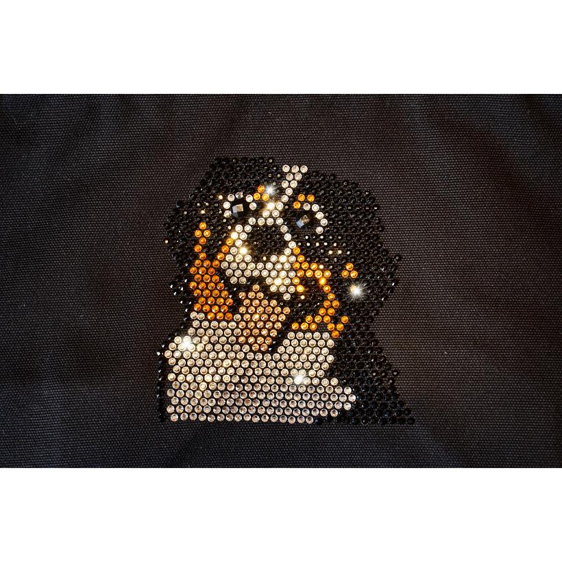 fba014 バーニーズマウンテンドッグ　トートバッグ黒　犬　ワンちゃん | フリーズ | 01