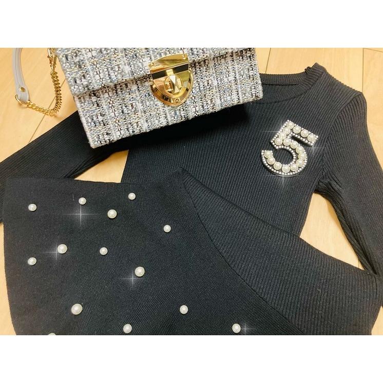 FREES ブローチFBR-001　少し大きめ82ｘ55ｍｍ　高級ラインストーン上品なパール使用　日本製 | 