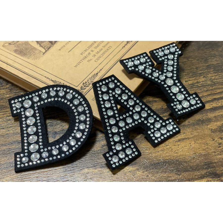 FREES ブローチ　アルファベットクリスタル　FBR-009　縦62ｍｍ　高級ラインストーン　日本製 |  | 12