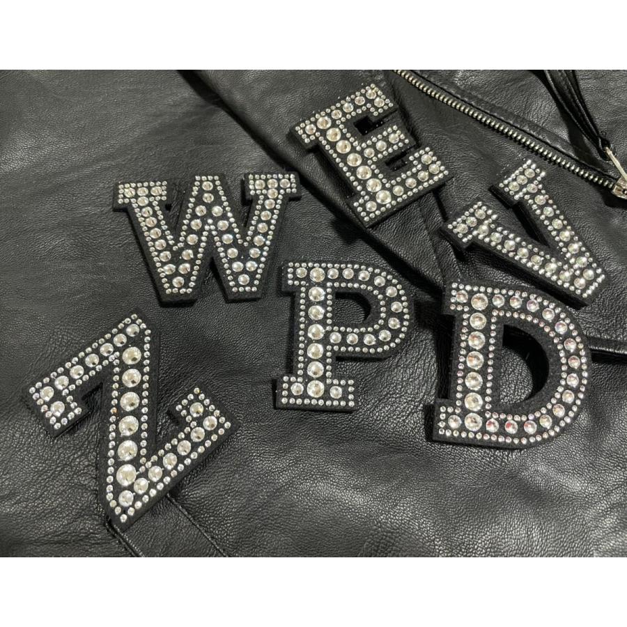 FREES ブローチ　アルファベットクリスタル　FBR-009　縦62ｍｍ　高級ラインストーン　日本製 |  | 09