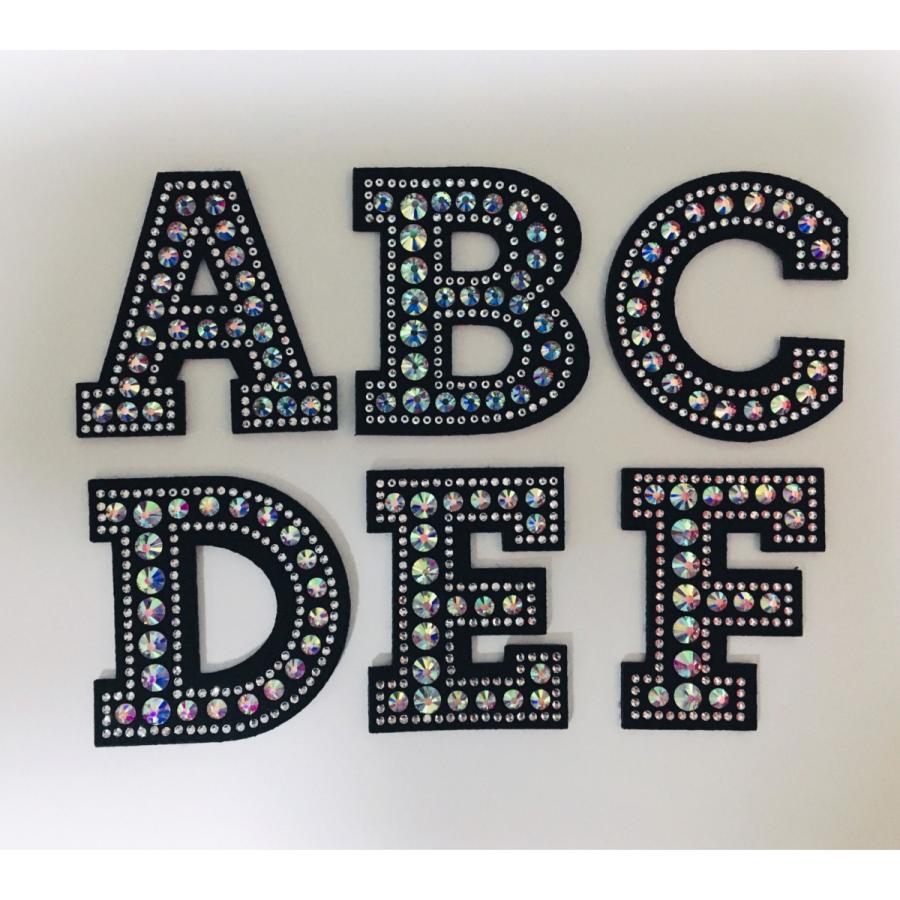 FREES ブローチ　アルファベットオーロラ　FBR-010　縦62ｍｍ　高級ラインストーン　日本製 |  | 02