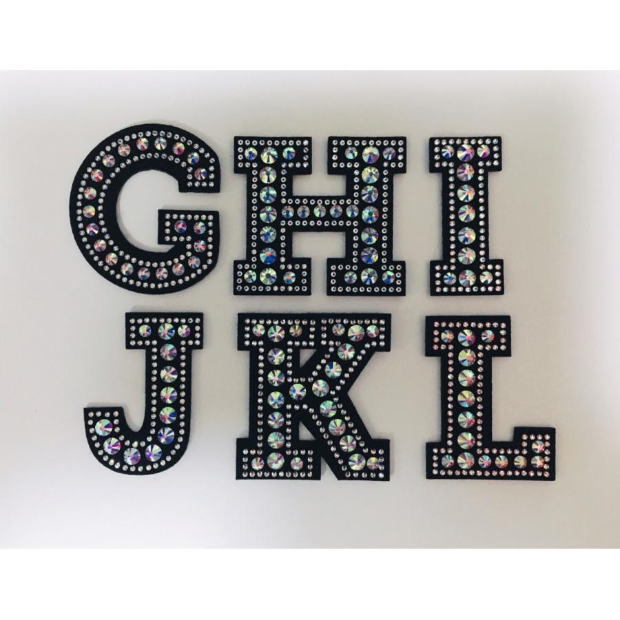 FREES ブローチ　アルファベットオーロラ　FBR-010　縦62ｍｍ　高級ラインストーン　日本製 |  | 03