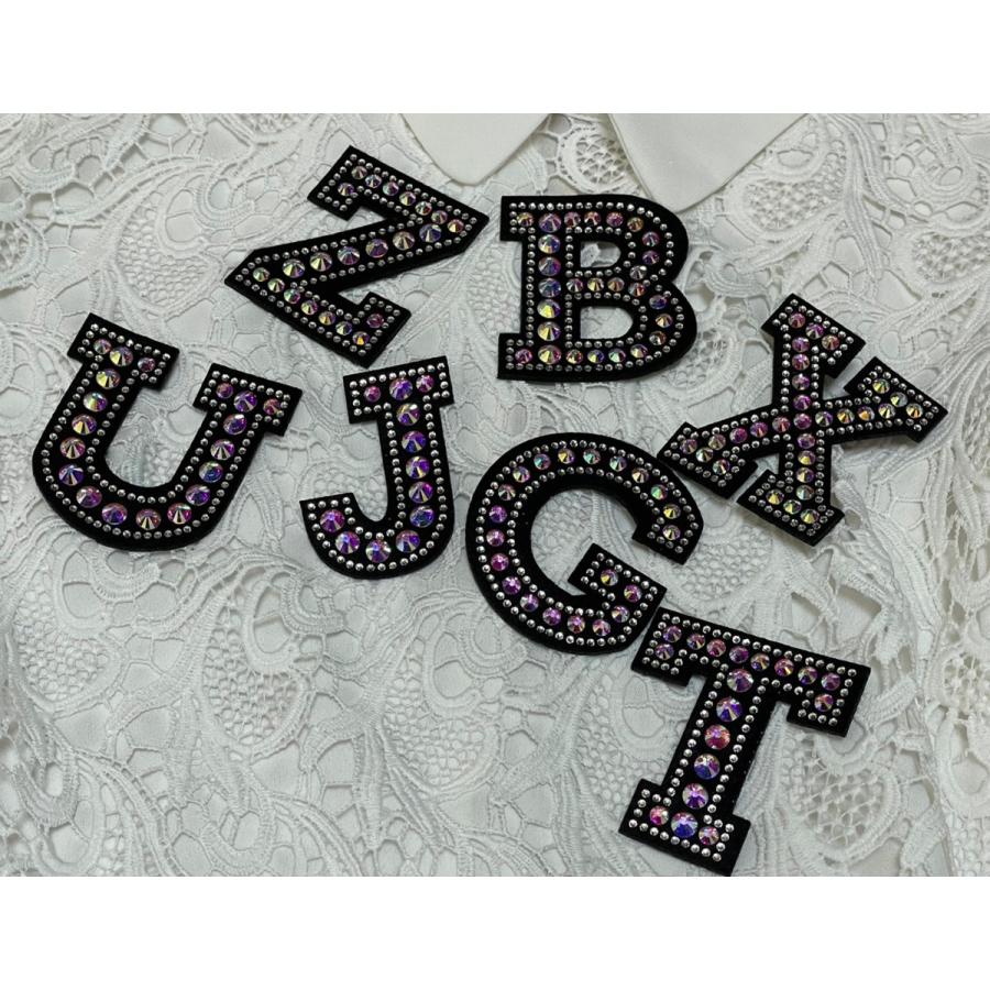 FREES ブローチ　アルファベットオーロラ　FBR-010　縦62ｍｍ　高級ラインストーン　日本製 |  | 07