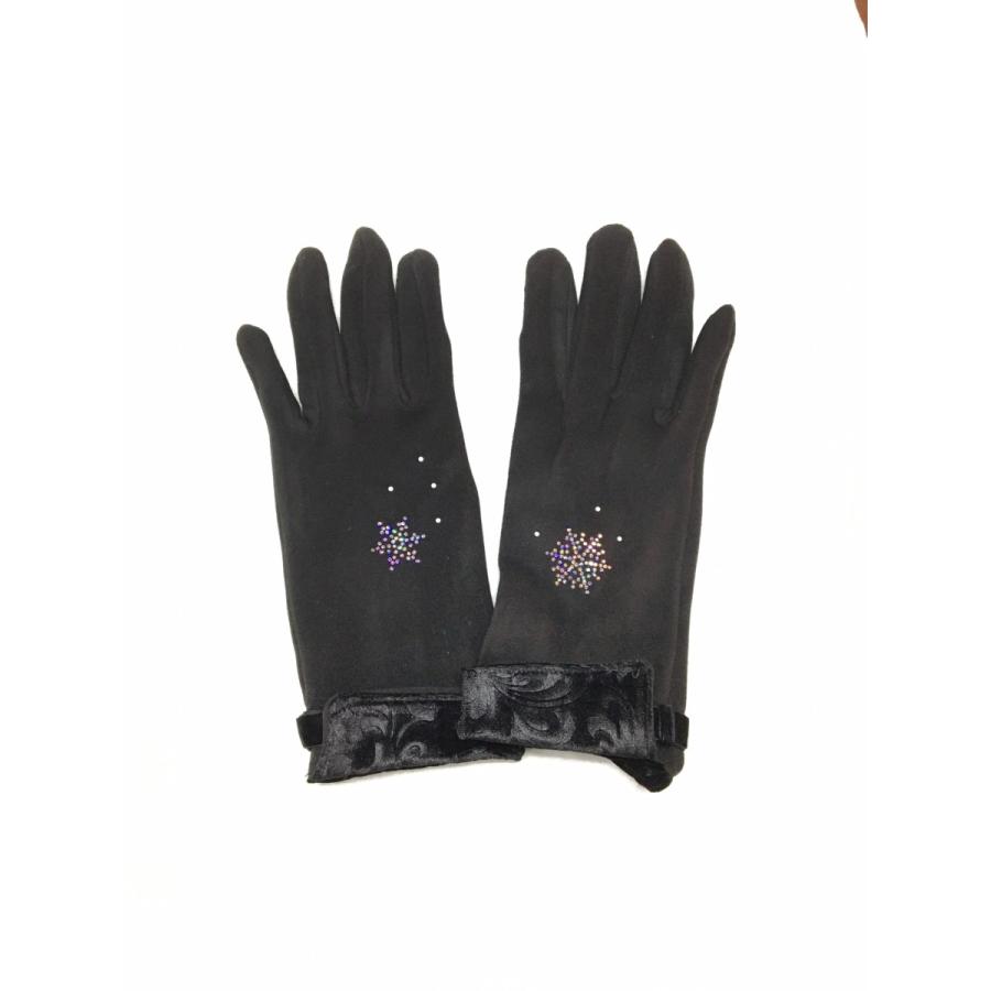 レディース手袋  FGLO-002  高級プレミアムストーン 手袋 通学 通勤 お出掛け 誕生日プレゼント |  | 05