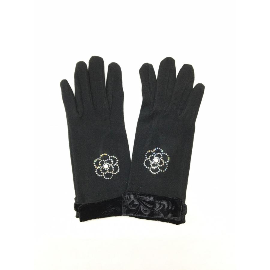 レディース手袋  FGLO-002  高級プレミアムストーン 手袋 通学 通勤 お出掛け 誕生日プレゼント |  | 06