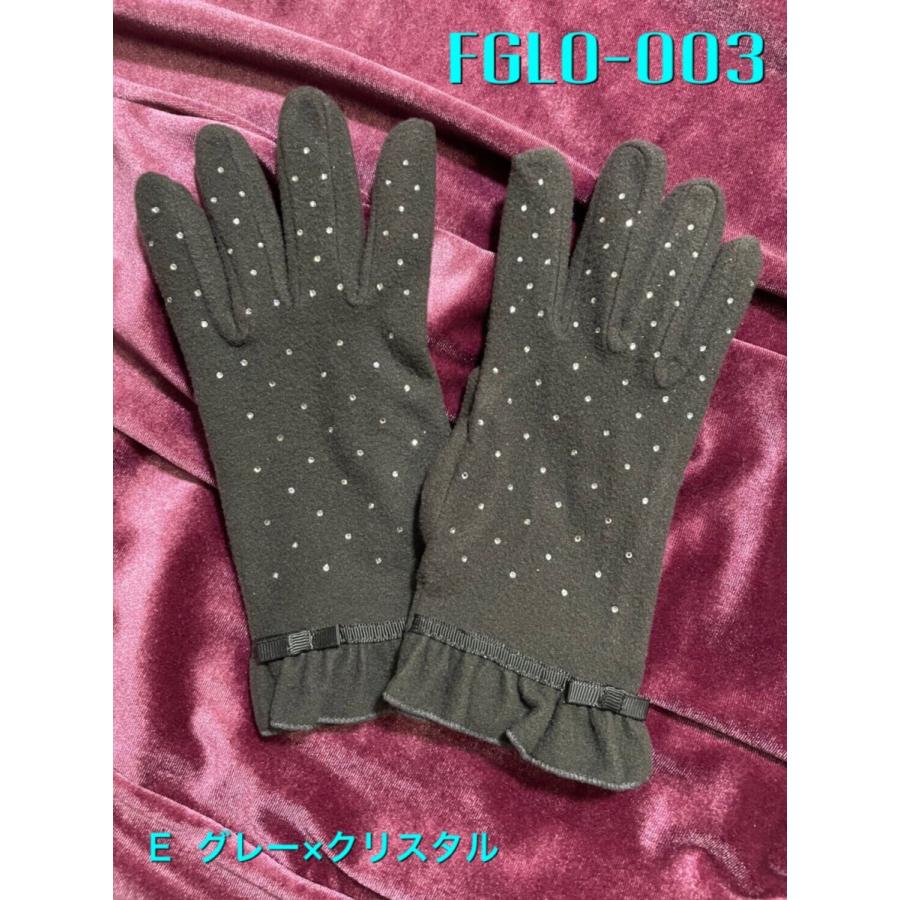 レディース手袋  FGLO-003 高級プレミアムストーン おしゃれ 冬 通学 通勤 お出掛け 誕生日プレゼント |  | 04