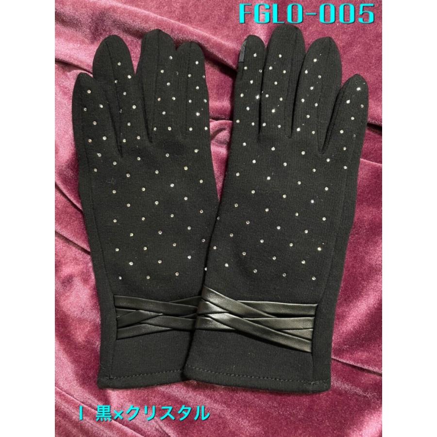 レディース手袋  FGLO-005 高級プレミアムストーン おしゃれ 冬 通学 通勤 お出掛け 誕生日プレゼント |  | 01