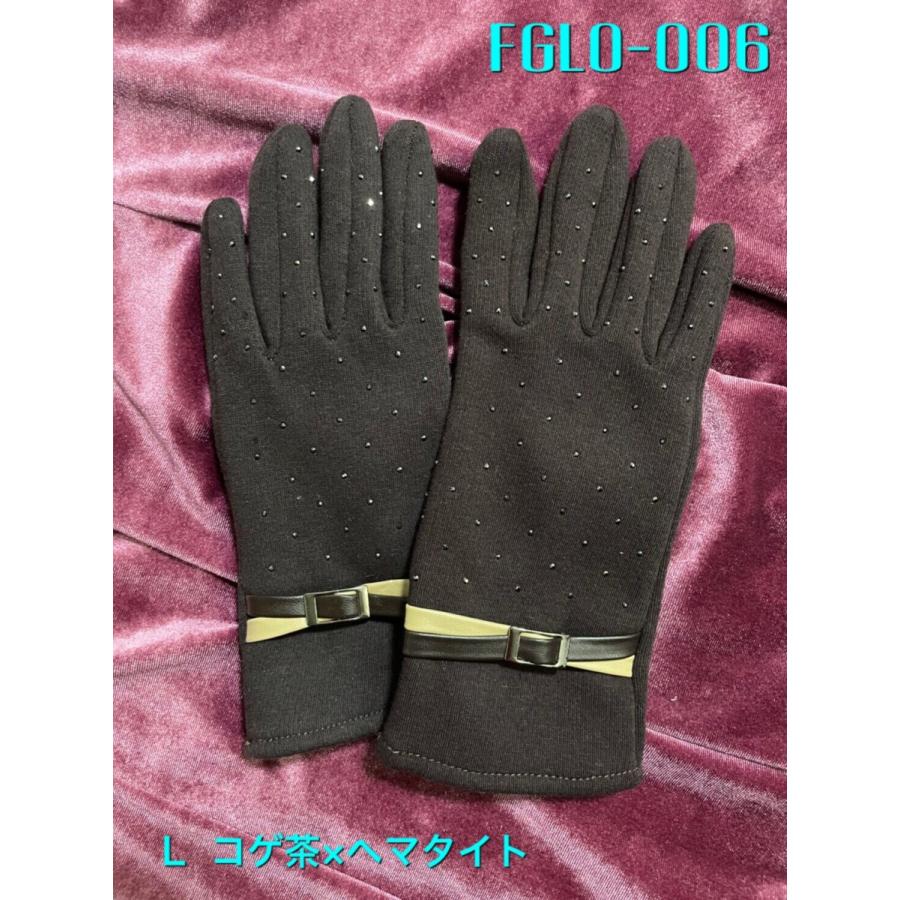 レディース手袋  FGLO-006  高級プレミアムストーン おしゃれ手袋 冬 通学 通勤 お出掛け 誕生日プレゼント |  | 02