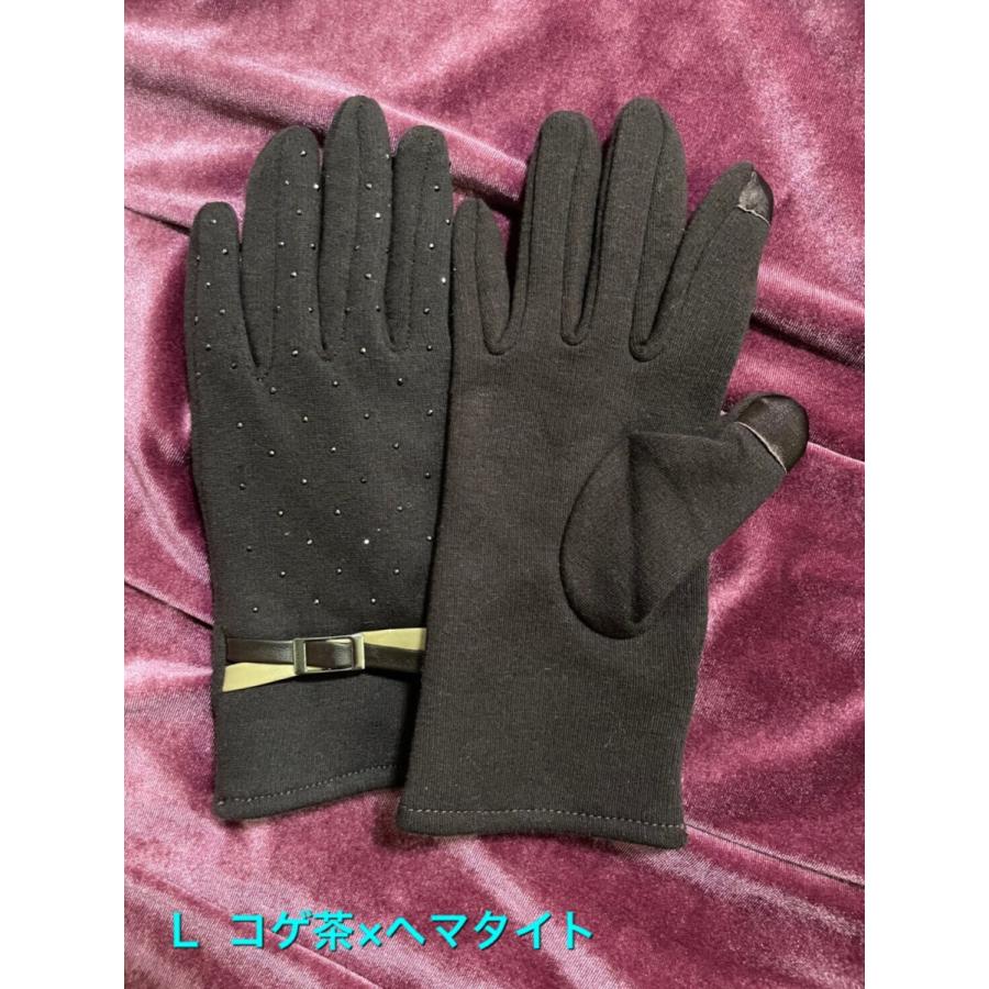 レディース手袋  FGLO-006  高級プレミアムストーン おしゃれ手袋 冬 通学 通勤 お出掛け 誕生日プレゼント |  | 04