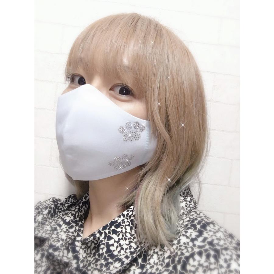 FREESマスク034 new肉球ラインストーンマスク フリーズマスク キラキラマスク 水洗い100回洗える 日本製 FREES MASK ビジュー |  | 03