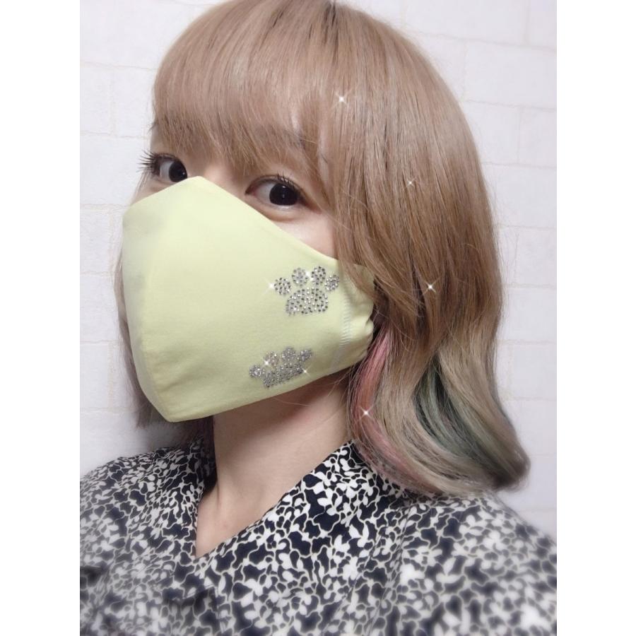 FREESマスク034 new肉球ラインストーンマスク フリーズマスク キラキラマスク 水洗い100回洗える 日本製 FREES MASK ビジュー |  | 07